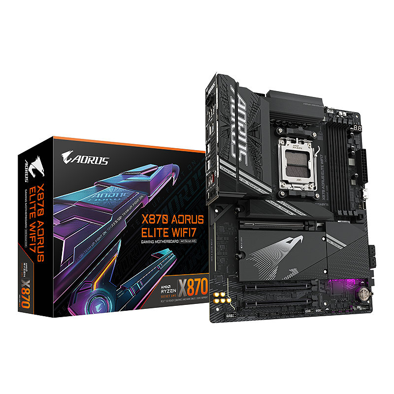 GIGABYTE X870 AORUS ELITE WIFI7 AMD X870 Sokkel AM5 ATX